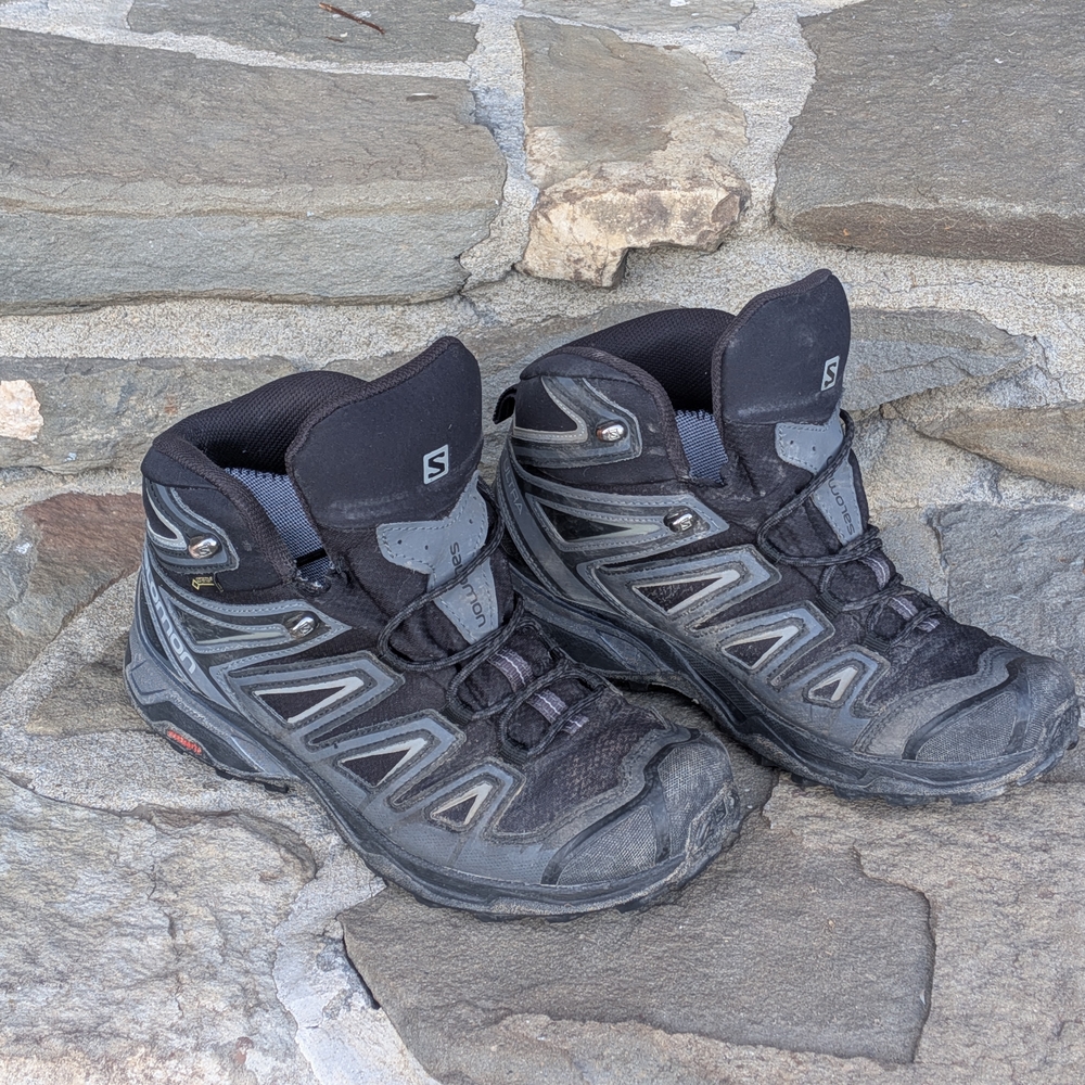 Salomon Men's Black Hiking Boots
